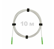 Патч-корд оптический FTTH диэлектрик FRP, G.657 LSZH 2SC/APC, белый 10 м