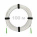 Патч-корд оптический FTTH диэлектрик FRP, G.657 LSZH 2SC/APC, белый 100 м