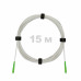 Патч-корд оптический FTTH диэлектрик FRP, G.657 LSZH 2SC/APC, белый 15 м