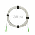 Патч-корд оптический FTTH диэлектрик FRP, G.657 LSZH 2SC/APC, белый 30 м