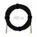Патч-корд оптический FTTH диэлектрик FRP, G.657 LSZH 2SC/APC, черный 40 м