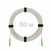 Патч-корд оптический FTTH диэлектрик FRP, G.657 LSZH 2SC/APC, белый 50 м
