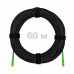 Патч-корд оптический FTTH диэлектрик FRP, G.657 LSZH 2SC/APC, черный 60 м