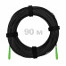 Патч-корд оптический FTTH диэлектрик FRP, G.657 LSZH 2SC/APC, черный 90 м