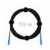 Патч-корд оптический FTTH диэлектрик FRP, G.657 LSZH 2SC/UPC, черный 10 м