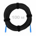 Патч-корд оптический FTTH диэлектрик FRP, G.657 LSZH 2SC/UPC, черный 100 м