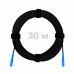 Патч-корд оптический FTTH диэлектрик FRP, G.657 LSZH 2SC/UPC, черный 30 м