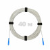 Патч-корд оптический FTTH диэлектрик FRP, G.657 LSZH 2SC/UPC, белый 40 м