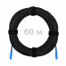 Патч-корд оптический FTTH диэлектрик FRP, G.657 LSZH 2SC/UPC, черный 60 м