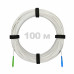 Патч-корд оптический FTTH диэлектрик FRP, G.657 LSZH SC/APC-SC/UPC, белый 100 м