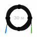 Патч-корд оптический FTTH диэлектрик FRP, G.657 LSZH SC/APC-SC/UPC, черный 30 м