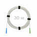 Патч-корд оптический FTTH диэлектрик FRP, G.657 LSZH SC/APC-SC/UPC, белый 30 м