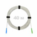 Патч-корд оптический FTTH диэлектрик FRP, G.657 LSZH SC/APC-SC/UPC, белый 40 м