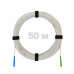 Патч-корд оптический FTTH диэлектрик FRP, G.657 LSZH SC/APC-SC/UPC, белый 50 м