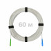 Патч-корд оптический FTTH диэлектрик FRP, G.657 LSZH SC/APC-SC/UPC, белый 60 м