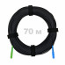 Патч-корд оптический FTTH диэлектрик FRP, G.657 LSZH SC/APC-SC/UPC, черный 70 м