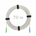 Патч-корд оптический FTTH диэлектрик FRP, G.657 LSZH SC/APC-SC/UPC, белый 70 м