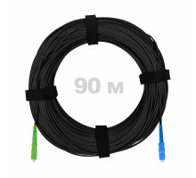 Патч-корд оптический FTTH диэлектрик FRP, G.657 LSZH SC/APC-SC/UPC, черный 90 м