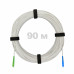 Патч-корд оптический FTTH диэлектрик FRP, G.657 LSZH SC/APC-SC/UPC, белый 90 м