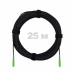 Патч-корд оптический FTTH комбинированный, диэлектрик FRP, G.657 LSZH 2SC/APC, черный 25 м