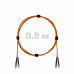 Патч-корд оптический FC/UPC-FC/UPC MM (OM2) 3mm duplex LSZH, 0.5 м
