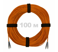 Патч-корд оптический FC/UPC-FC/UPC MM (OM2) 3mm duplex LSZH, 100 м