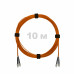 Патч-корд оптический FC/UPC-FC/UPC MM (OM2) 3mm duplex LSZH, 10 м