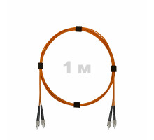 Патч-корд оптический FC/UPC-FC/UPC MM (OM2) 3mm duplex LSZH, 1 м