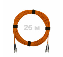 Патч-корд оптический FC/UPC-FC/UPC MM (OM2) 3mm duplex LSZH, 25 м