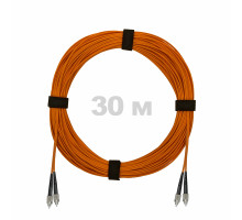 Патч-корд оптический FC/UPC-FC/UPC MM (OM2) 3mm duplex LSZH, 30 м
