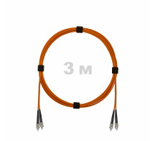 Патч-корд оптический FC/UPC-FC/UPC MM (OM2) 3mm duplex LSZH, 3 м