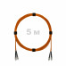 Патч-корд оптический FC/UPC-FC/UPC MM (OM2) 3mm duplex LSZH, 5 м