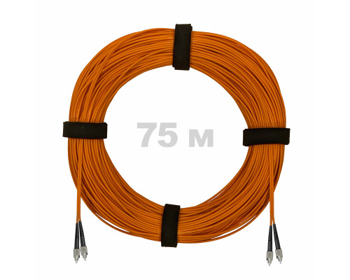 Патч-корд оптический FC/UPC-FC/UPC MM (OM2) 3mm duplex LSZH, 75 м