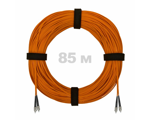 Патч-корд оптический FC/UPC-FC/UPC MM (OM2) 3mm duplex LSZH, 85 м
