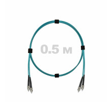 Патч-корд оптический FC/UPC-FC/UPC MM (OM3) 3mm duplex LSZH, 0.5 м