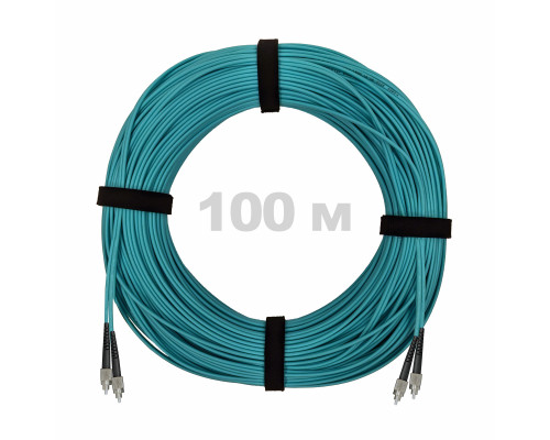 Патч-корд оптический FC/UPC-FC/UPC MM (OM3) 3mm duplex LSZH, 100 м