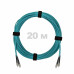 Патч-корд оптический FC/UPC-FC/UPC MM (OM3) 3mm duplex LSZH, 20 м
