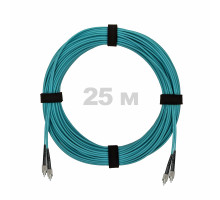 Патч-корд оптический FC/UPC-FC/UPC MM (OM3) 3mm duplex LSZH, 25 м