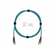 Патч-корд оптический FC/UPC-FC/UPC MM (OM3) 3mm duplex LSZH, 2 м
