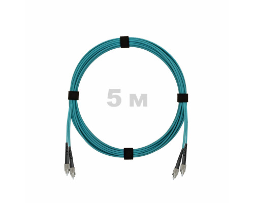 Патч-корд оптический FC/UPC-FC/UPC MM (OM3) 3mm duplex LSZH, 5 м