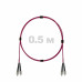 Патч-корд оптический FC/UPC-FC/UPC MM (OM4) 3mm duplex LSZH, 0.5 м