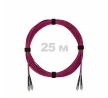 Патч-корд оптический FC/UPC-FC/UPC MM (OM4) 3mm duplex LSZH, 25 м