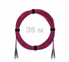 Патч-корд оптический FC/UPC-FC/UPC MM (OM4) 3mm duplex LSZH, 35 м
