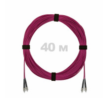 Патч-корд оптический FC/UPC-FC/UPC MM (OM4) 3mm duplex LSZH, 40 м