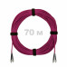 Патч-корд оптический FC/UPC-FC/UPC MM (OM4) 3mm duplex LSZH, 70 м