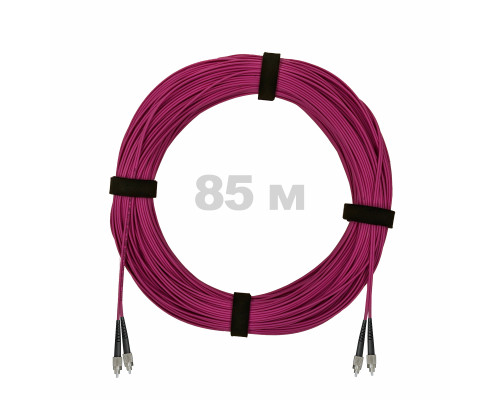Патч-корд оптический FC/UPC-FC/UPC MM (OM4) 3mm duplex LSZH, 85 м