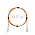 Патч-корд оптический LC/UPC-LC/UPC MM (OM2) 3mm duplex LSZH, 0.5 м