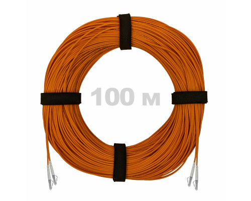 Патч-корд оптический LC/UPC-LC/UPC MM (OM2) 3mm duplex LSZH, 100 м