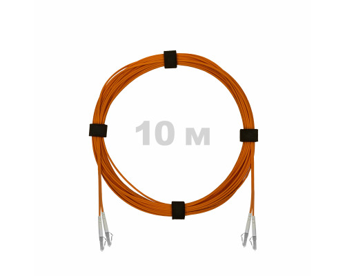Патч-корд оптический LC/UPC-LC/UPC MM (OM2) 3mm duplex LSZH, 10 м