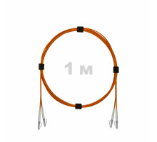 Патч-корд оптический LC/UPC-LC/UPC MM (OM2) 3mm duplex LSZH, 1 м